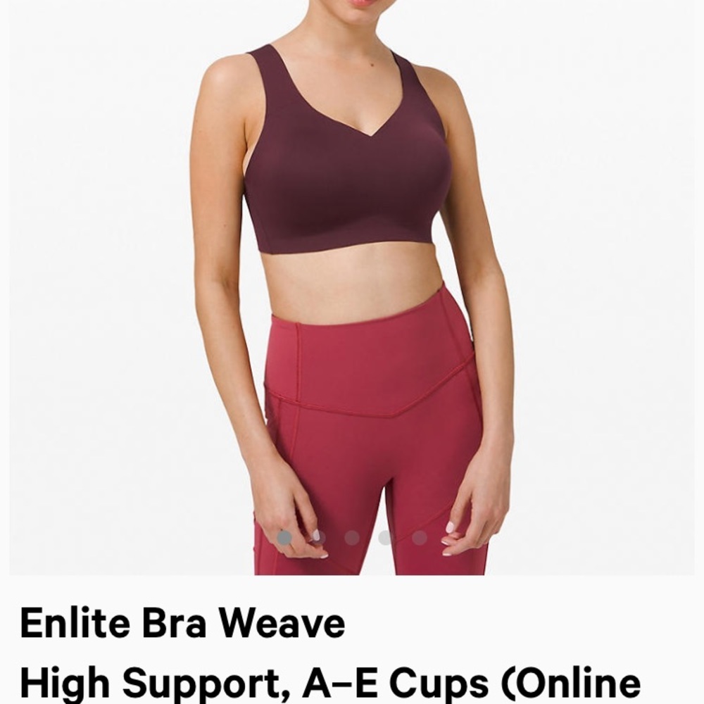 Lululemon Enlite Bra Weave High Support 36c